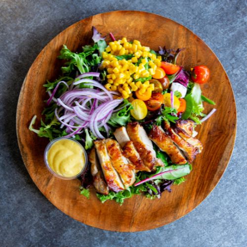 Plato de comida balanceada armado